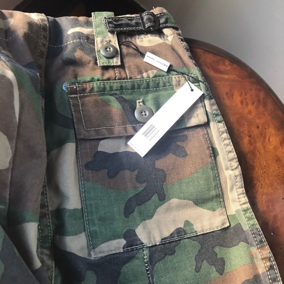 Marc Jacobs High Waist Camo Pants size 0 NWT - Picture 4 of 8